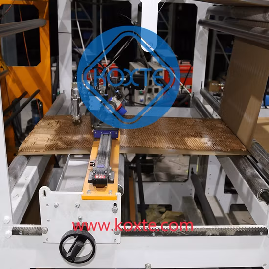 Automatic Multifunction Self-Adhesive UPS DHL TNT Honeycomb Kraft Paper Padded Buffering Foam Bubble Express Courier Mailer Bag Envelope Making Machine