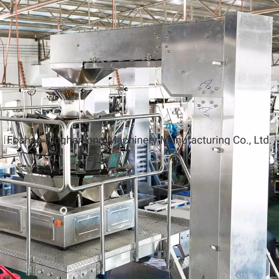 Automatic Dried Seafood / Dried Fish Weighing Food Form Fill Seal Wrapping Flow Packaging Packing Filling Sealing Machine